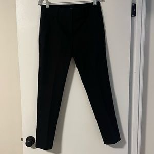 Black LOFT Marisa Skinny Cropped Ankle Pant